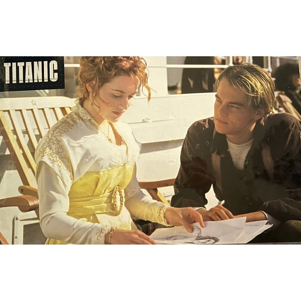 Vintage 1998 Titanic 11x17 Laminated Double Sided Mini Movie Poster